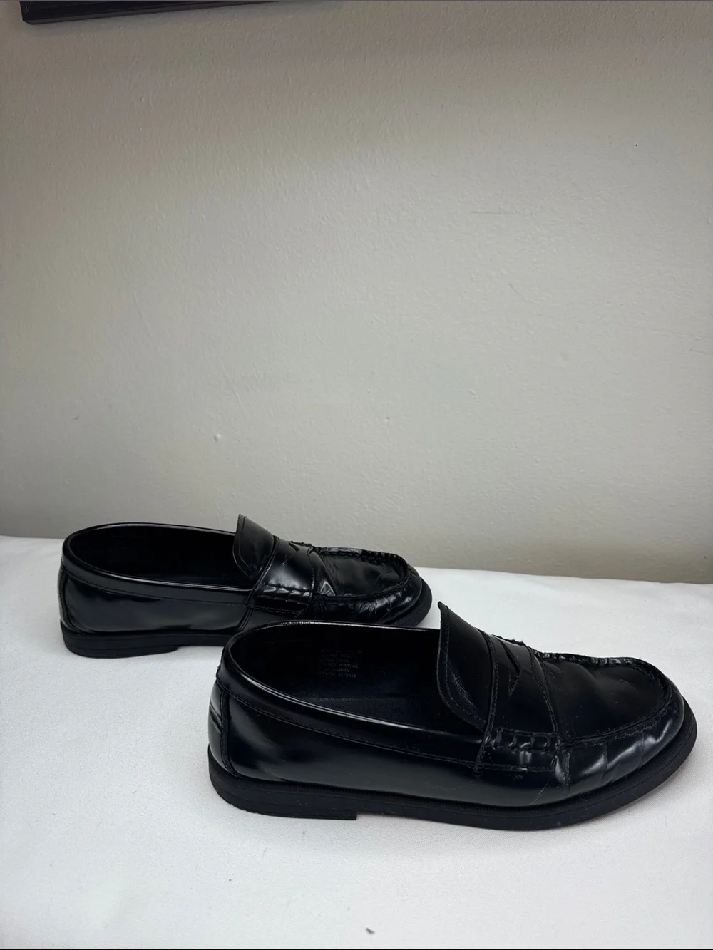 Florsheim Croquet Jr Boys Moc Toe Penny Loafers. Sz Big Kid 7.